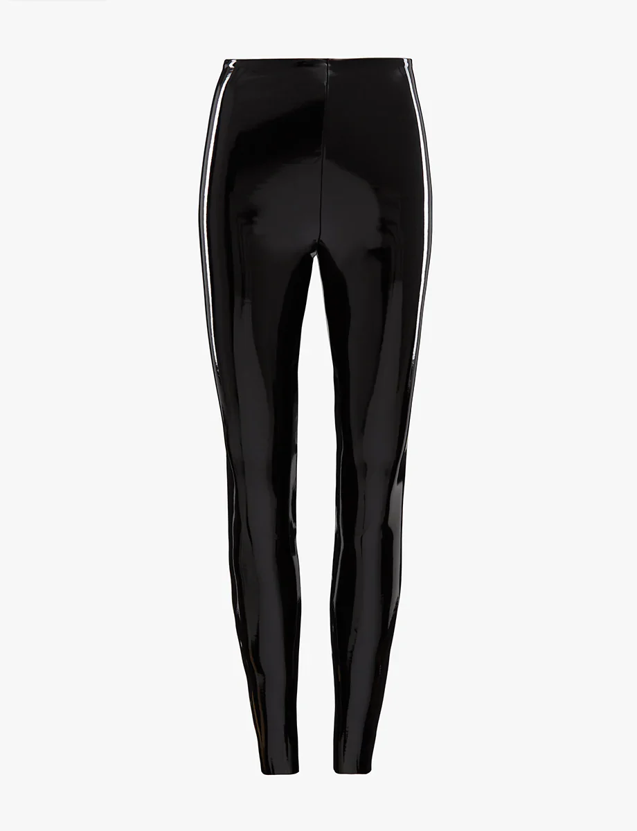 FAUX PATENT LEATHER LEGGING - Image 3