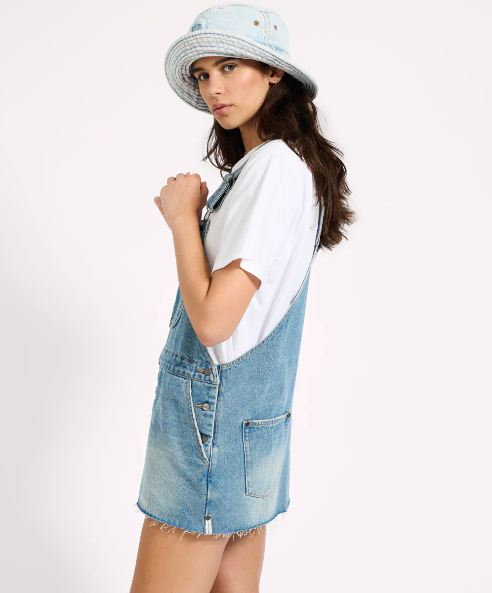 SLOAN MINI PINI DENIM DRESS - Image 3