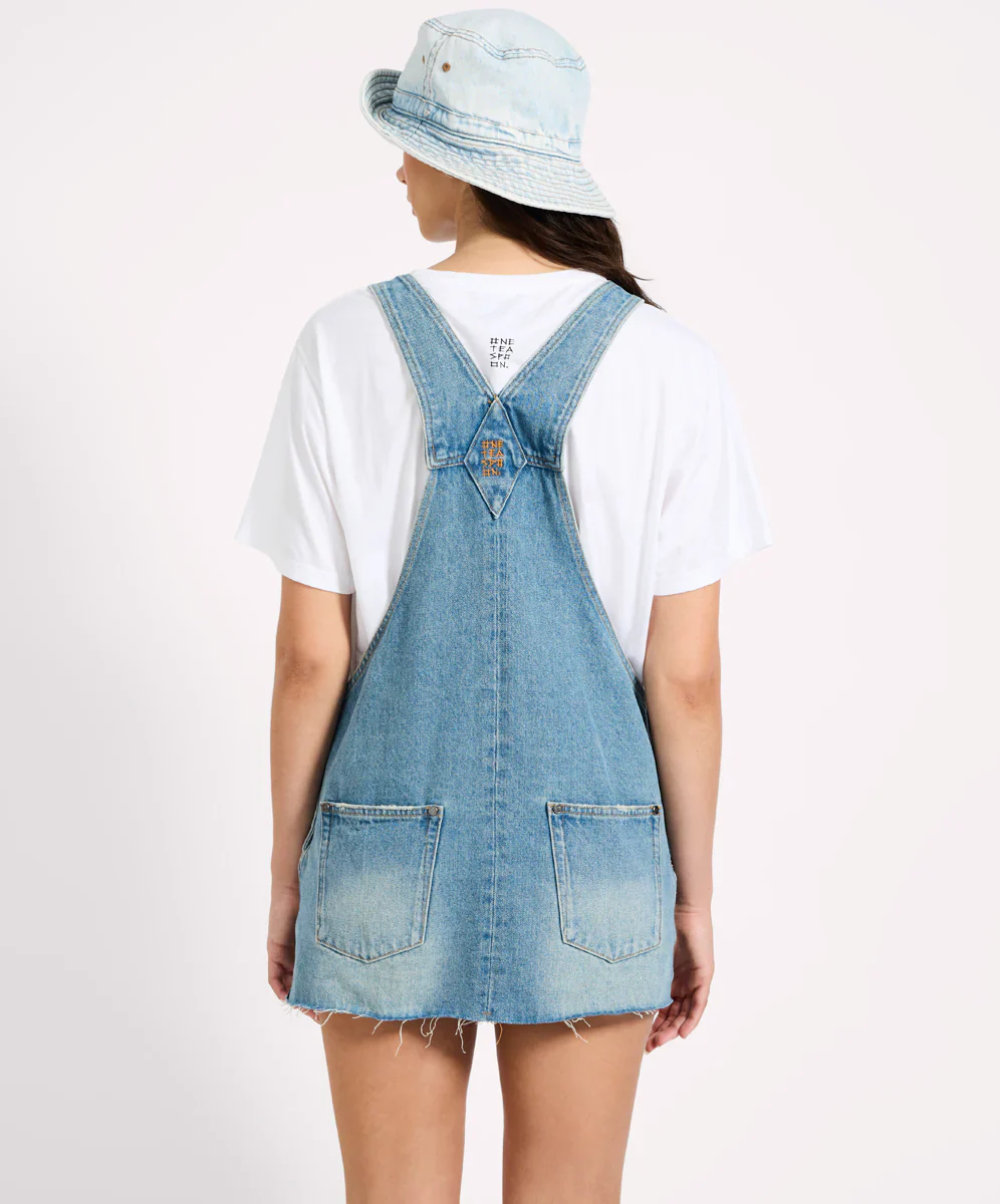 SLOAN MINI PINI DENIM DRESS - Image 4